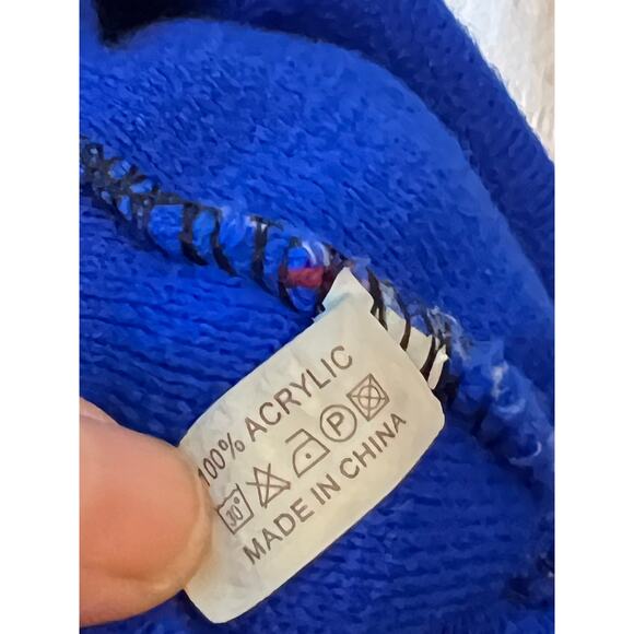 Chicago Blue Acrylic Knit Cap - Picture 3 of 3